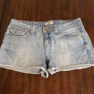 Light Wash Jean Shorts